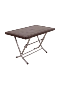 70x120 Zeugma Rattan Masa Kahverengi